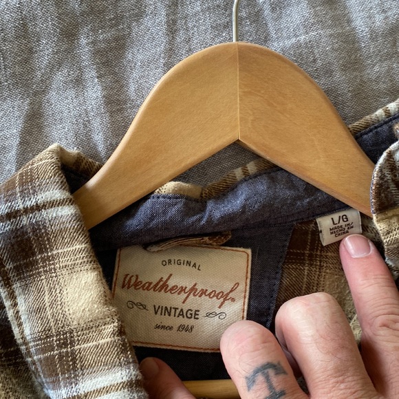 Flannel shirt worn a couple times - Picture 3 of 3